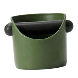 Maxbell Coffee Knock Box Detachable Knock Bar Non Slip Base for Coffee Shop  Green