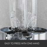 Maxbell Automatic Glass Rinser Faucet Glass Washer Cleaner  with Tray