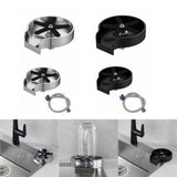 Maxbell Automatic Glass Rinser Faucet Glass Washer Cleaner  with Tray