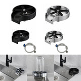 Maxbell Automatic Glass Rinser Faucet Glass Washer Cleaner  with Tray