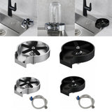 Maxbell Automatic Glass Rinser Faucet Glass Washer Cleaner  with Tray