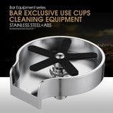 Maxbell Automatic Glass Rinser Faucet Glass Washer Cleaner  with Tray