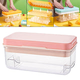 Maxbell Ice Molds DIY Ice Moulds Maker with Ice Shovel for Kitchen  Pink