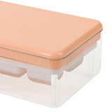 Maxbell Ice Tray with Storage Box Ice Mould Ice Maker for Bar Kitchen Pink 8 Grid