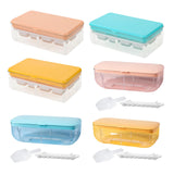 Maxbell Ice Tray with Storage Box Ice Mould Ice Maker for Bar Kitchen Pink 8 Grid