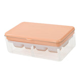 Maxbell Ice Tray with Storage Box Ice Mould Ice Maker for Bar Kitchen Pink 8 Grid