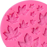 Maxbell Silicone Leaf Shape Silicone Mold Fondant Baking Tool Moulds