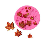 Maxbell Silicone Leaf Shape Silicone Mold Fondant Baking Tool Moulds