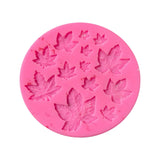 Maxbell Silicone Leaf Shape Silicone Mold Fondant Baking Tool Moulds