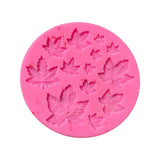 Maxbell Silicone Leaf Shape Silicone Mold Fondant Baking Tool Moulds
