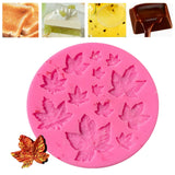 Maxbell Silicone Leaf Shape Silicone Mold Fondant Baking Tool Moulds