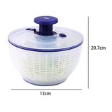 Maxbell Salad Spinner Manual Fruits Vegetables Dryer Drainage Basket