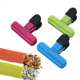 Maxbell Airtight Chip Bag Clips for Bread Candy Bags Snacks Chip Coffee Bags 12Pcs B