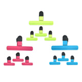 Maxbell Airtight Chip Bag Clips for Bread Candy Bags Snacks Chip Coffee Bags 12Pcs B