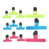 Maxbell Airtight Chip Bag Clips for Bread Candy Bags Snacks Chip Coffee Bags 12Pcs B