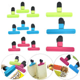 Maxbell Airtight Chip Bag Clips for Bread Candy Bags Snacks Chip Coffee Bags 12Pcs B