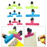 Maxbell Airtight Chip Bag Clips for Bread Candy Bags Snacks Chip Coffee Bags 12Pcs B