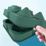 Maxbell Rose Diamond Shape Ice Mold Ice Maker Reusable Ice Tray with Lid Gray