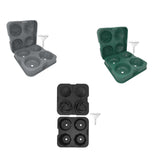 Maxbell Rose Diamond Shape Ice Mold Ice Maker Reusable Ice Tray with Lid Gray
