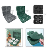 Maxbell Rose Diamond Shape Ice Mold Ice Maker Reusable Ice Tray with Lid Gray