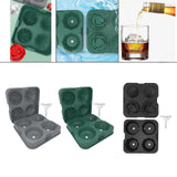 Maxbell Rose Diamond Shape Ice Mold Ice Maker Reusable Ice Tray with Lid Gray