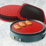 Maxbell Silicone Air Fryer Liner Non Stick Steamer Pad  8.5in Square Pink
