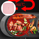 Maxbell Silicone Air Fryer Liner Non Stick Steamer Pad  8.5in Square Pink