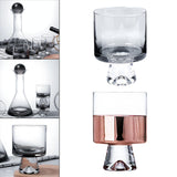 Maxbell Drinking Glasses Wine Glasses Kitchen Home for Restaurants Parties Daily Use Grey