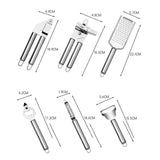 Maxbell 13Pcs Pizza Peel Set Pizza Cutter Pizza Spatula for Kitchen Slicer Home