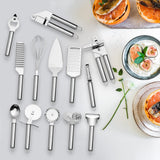 Maxbell 13Pcs Pizza Peel Set Pizza Cutter Pizza Spatula for Kitchen Slicer Home