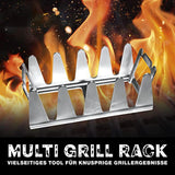 Maxbell Stainless Steel Chicken Wing Leg Rack Grill Holder Rack