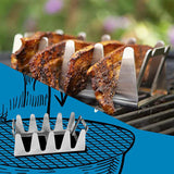 Maxbell Stainless Steel Chicken Wing Leg Rack Grill Holder Rack