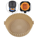 Maxbell Air Fryer Silicone Pot Heat Resistant for 8.5inch Air Fryer Liners  Mustard