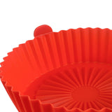 Maxbell Air Fryer Silicone Pot Heat Resistant for 8.5inch Air Fryer Liners Red