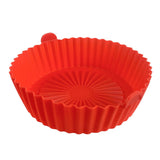 Maxbell Air Fryer Silicone Pot Heat Resistant for 8.5inch Air Fryer Liners Red