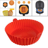 Maxbell Air Fryer Silicone Pot Heat Resistant for 8.5inch Air Fryer Liners Red