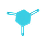 Maxbell 6pcs Cup Stacking Rack Set Kitchen Cabinet Shelf Mug Organizer Blue