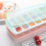Maxbell Ice Trays Reusable Silicone Ice Mold BPA Free Ice Maker with Lids Pink 10 Grids