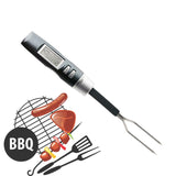 Maxbell Meat Thermometer Fork W/LED Screen Cooking Fork for Grilling Turkey Cooking