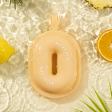 Maxbell Ice Trays Reusable Silicone Ice Mold Ice Maker with Lids 8 Grids Yellow