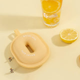 Maxbell Ice Trays Reusable Silicone Ice Mold Ice Maker with Lids 8 Grids Yellow