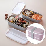 Maxbell Japanese Style Lunch Box Meal Container for Hiking Camping Office Pink