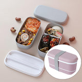 Maxbell Japanese Style Lunch Box Meal Container for Hiking Camping Office Pink