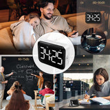 Maxbell Small Digital Kitchen Timer Desktop Clock Loud Alarm Sports Study Stopwatch