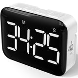 Maxbell Small Digital Kitchen Timer Desktop Clock Loud Alarm Sports Study Stopwatch