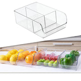 Maxbell Cabinet Food Storage Containers for Fridge Drawers for Cupboard Vegetable 28x17.8x9cm