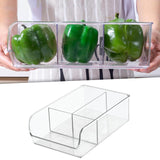 Maxbell Cabinet Food Storage Containers for Fridge Drawers for Cupboard Vegetable 28x17.8x9cm