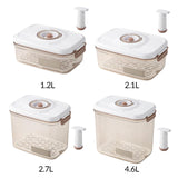 Maxbell Vacuum Refrigerator Organizer Food Storage Box for Kitchen Refrigerator