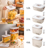 Maxbell Vacuum Refrigerator Organizer Food Storage Box for Kitchen Refrigerator