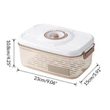 Maxbell Vacuum Refrigerator Organizer Food Storage Box for Kitchen Refrigerator